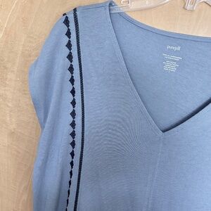 J.Jill Pure Jill Embroidered Cap Sleeve Dress - NWT